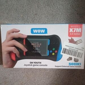 X7M Handheld Game Console - Black and Red